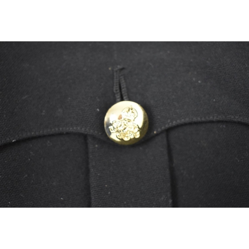 128 - Vintage officers uniform matching tunic and trousers. Sleeve, collar badges and buttons for the Roya... 