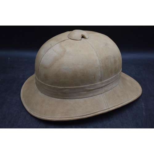 152 - Original British Military WWII British Military Pith Helmet (Size 7)