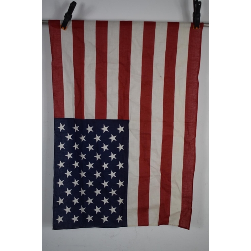 67 - Vintage US Flag 87cm x 59cm