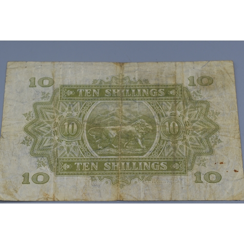 77 - The East African Currency Board 10 Shillings 1943