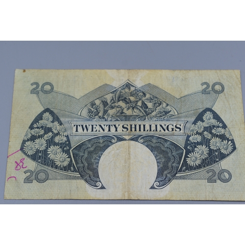 78 - Elizabeth II East African Currency Board 20 Shilling Bank Note