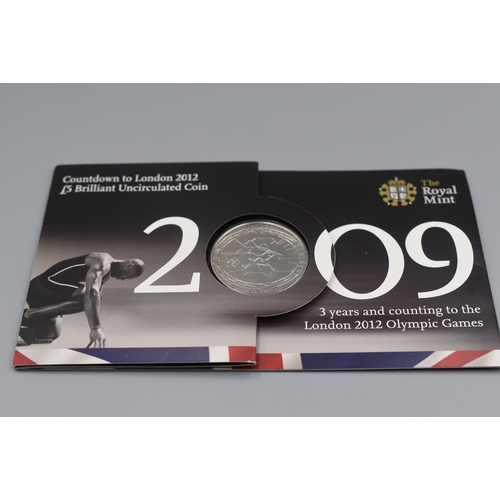 93 - The Royal Mint Countdown to London 2012 £5 Brilliant Uncirculated Coin