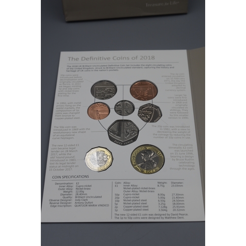 96 - The Royal Mint 2018 United Kingdom Brilliant Uncirculated Definitive Coin Set