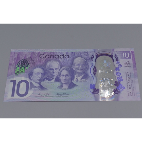 98 - Canadian 10 Dollars commemorative banknote 2017 (150th anniversary of Confederation)