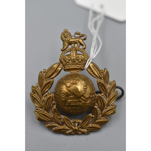 40 - Royal Marines Kings Crown Beret Badge