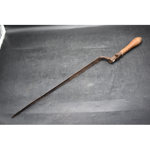 146 - 19th Century Socket Bayonet with detachable Wooden Handle. Socket Numbered S3224