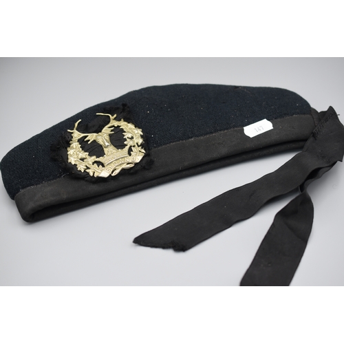 147 - Gordon Highlanders Glenngary Service Cap