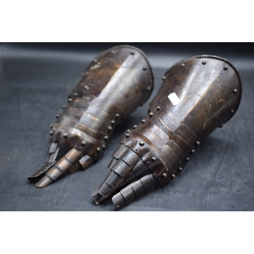 148 - Pair of Gauntlets from a Suit of Armour