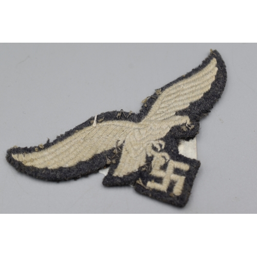 169 - WWII German Luftwaffe Embroidered Uniform Pilots Badge