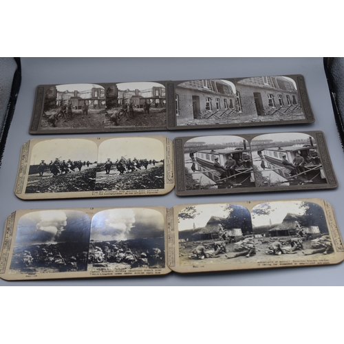 182 - Seven Different WWI Stereoscope Photographs