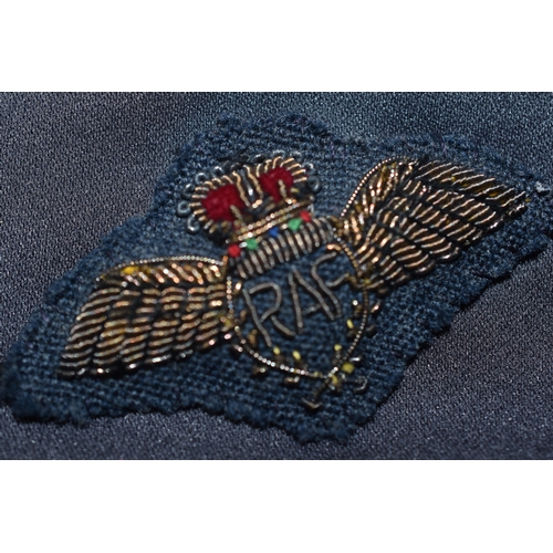 230 - RAF Squadron Leaders mess Jacket with Bullion Pilots Brevet Wing on Lapel