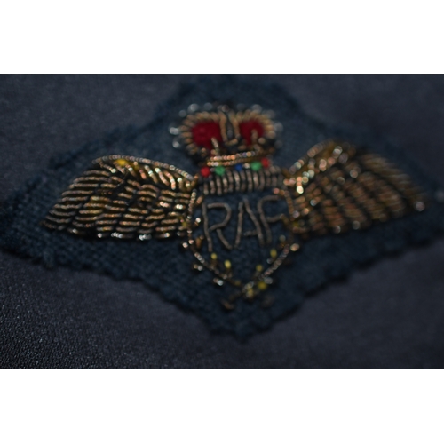 230 - RAF Squadron Leaders mess Jacket with Bullion Pilots Brevet Wing on Lapel