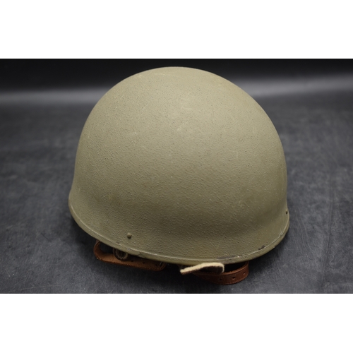 257 - WW2 British Army Dispatch Rider’s Helmet 1942 (BMB Size 6.25) This Item is in excellent Condition Bo... 