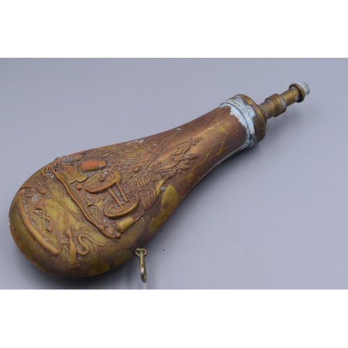 77 - Brass Powder Flask