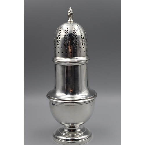 107 - Large Hallmarked Birmingham Silver Sugar Shaker (8.5