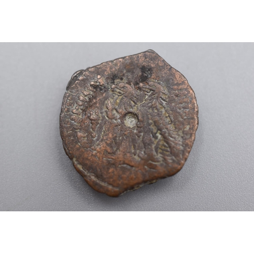 20 - Egyptian Bronze Coin Ptolemy VI (180-145 BC) Probably Issued between 170-164 BC