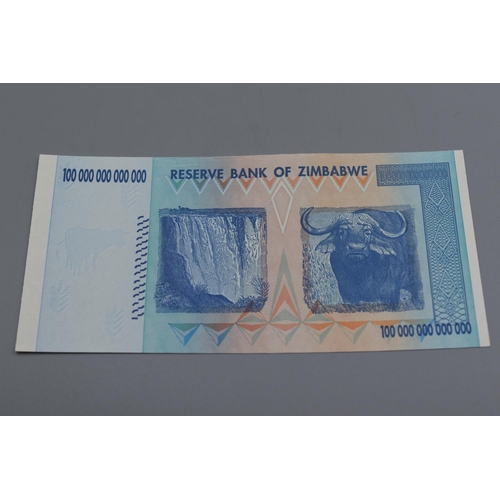 54 - Seven Reserve Bank of Zimbabwe 2008 Notes (Ten Billion Dollars to One Hundred Trillion Dollars)