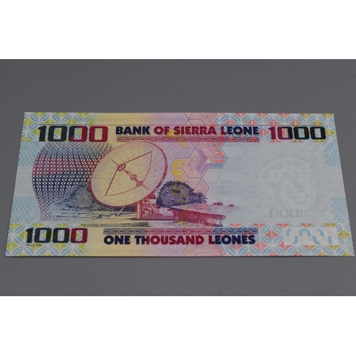 64 - Three Bank of Sierra Leone 2010 Bank Notes (1000, 2000 and 5000 Leones)