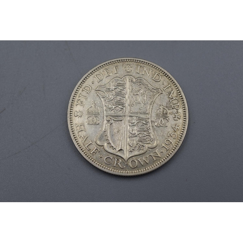 71 - George V Silver 1934 Half Crown