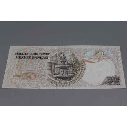 83 - Four Turkish Lirasi Bank Notes (2 x 50, 250000 and 500000)