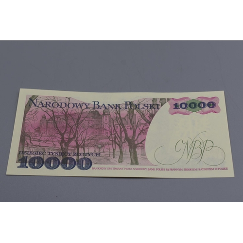 84 - Three Bank of Poland Zlotych Notes (50, 1000 and 10000)