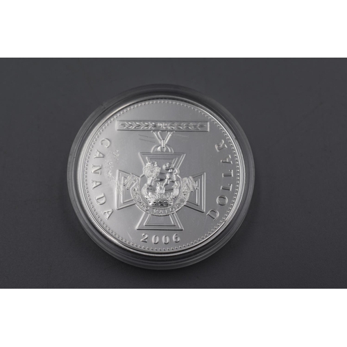 67 - Elizabeth II Silver Canadian Dollar 2006 Commemorating the 150th Anniversary of the Victoria Cross