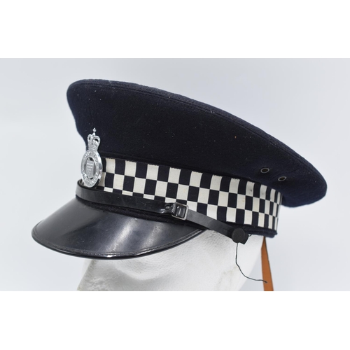 1 - Cornwall Police Service Cap made by J. Compton Sons & Webb London with Badge