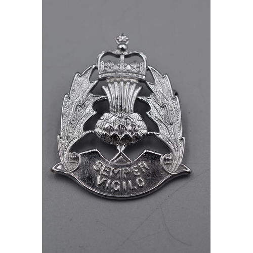 45 - Three Scottish Police Cap Badges