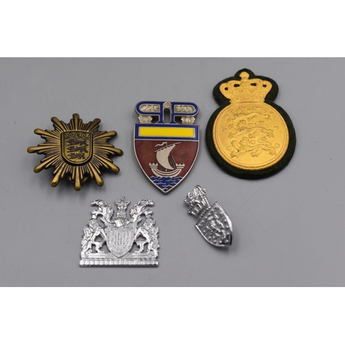 81 - Five Foreign Police Badges