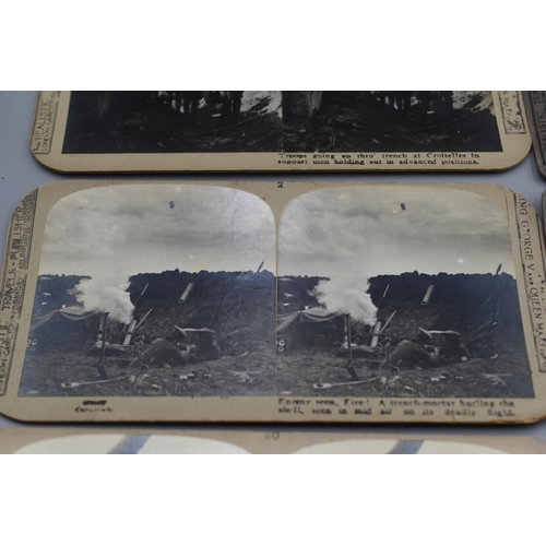 104 - Six Different WWI Stereoscope Photographs