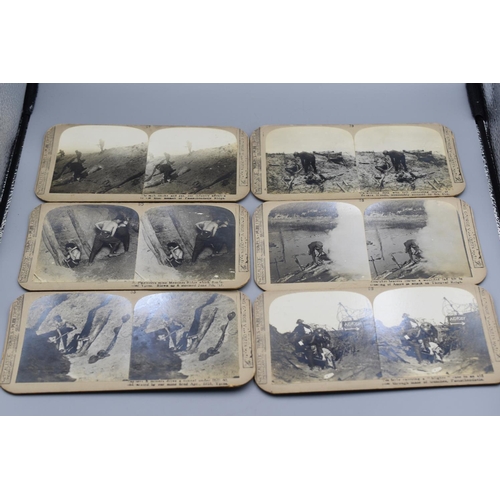 105 - Six Different WWI Stereoscope Photographs