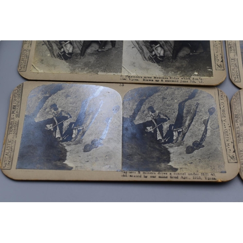 105 - Six Different WWI Stereoscope Photographs