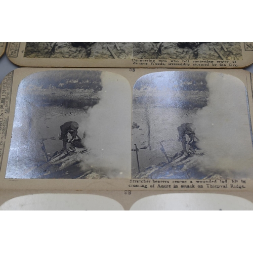 105 - Six Different WWI Stereoscope Photographs