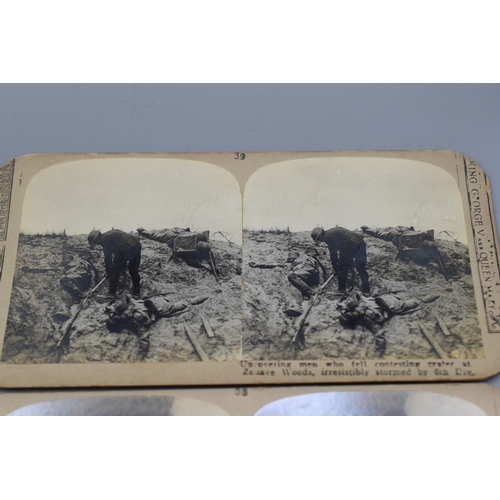 105 - Six Different WWI Stereoscope Photographs