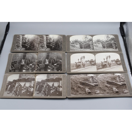 106 - Six Different WWI Stereoscope Photographs