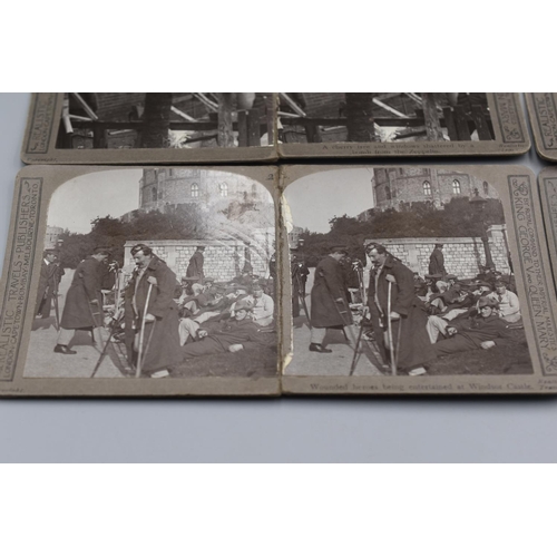 106 - Six Different WWI Stereoscope Photographs