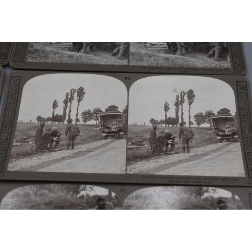 106 - Six Different WWI Stereoscope Photographs