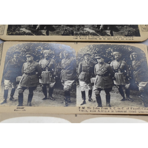 107 - Six Different WWI Stereoscope Photographs