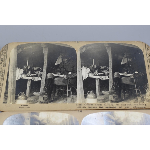 107 - Six Different WWI Stereoscope Photographs