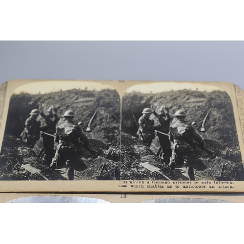 107 - Six Different WWI Stereoscope Photographs