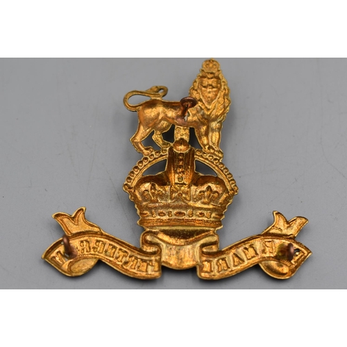 123 - WWII Royal Marines Large Pouch Badge 8.5cm Wide