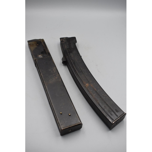 164 - Two Different British Machine Gun Magazines