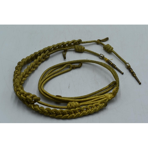 98 - WWII British Military Full Dress Gold Braid Aiguilettes