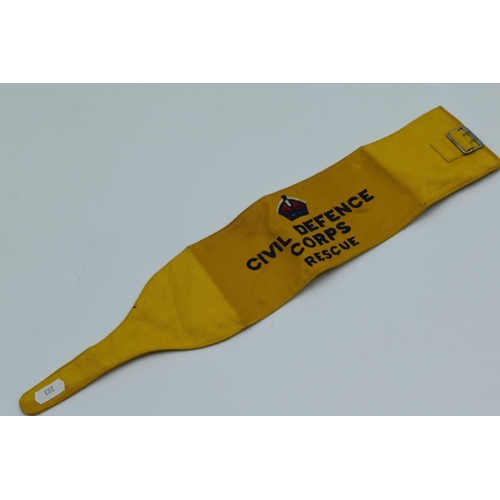 203 - Civil Defence Corpse Rescue Armband