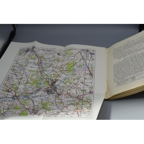 209 - British Military Manual Notes on Map Reading (Dated 1929 with Many Fold out Maps)