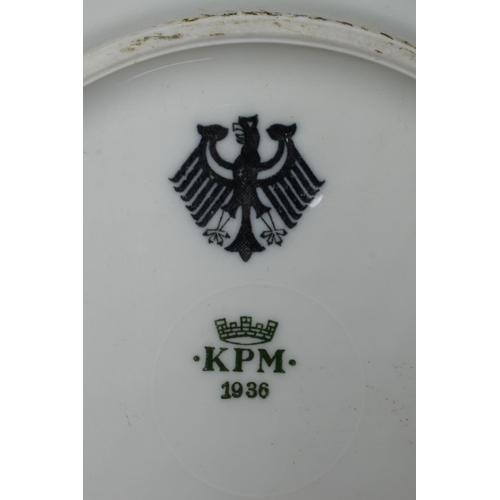 237 - Two Pre WWII German Mess Plates, one dated 1934 and one dated 1936 Both with Eagles.