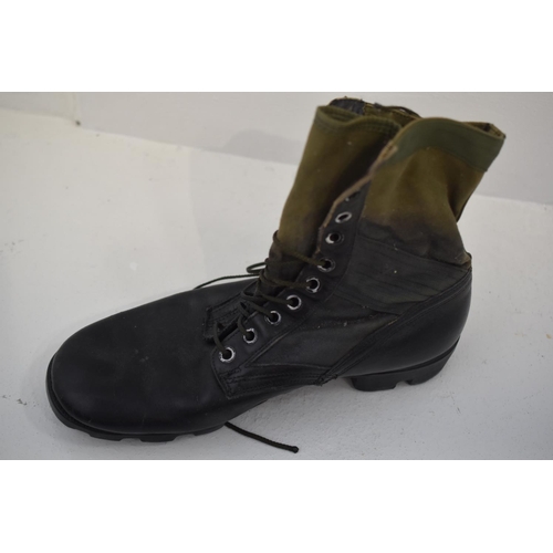 259 - Selection of Military Boots, Belts and More