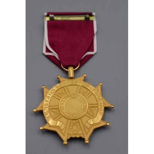 266 - USA Legion of Merit Legionnaire Medal Complete with Ribbon