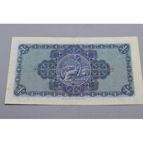 107 - The British Linen Bank 1958 One Pound Bank Note (I3125750)