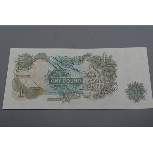 68 - John Standish Fforde (1966-1970) Bank of England £1 Bank Note (E10Y 427983)